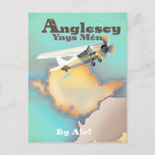 Carte Postale Anglesea, affiche de voyage de style vintage