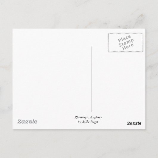 Carte Postale Anglesey (Dos)