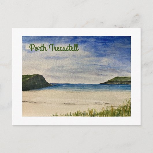 Carte Postale Anglesey Porth Trecastell (Devant)