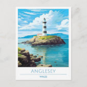 Carte Postale Anglesey Wales Vintage voyage (Devant)