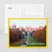 Carte Postale Angleterre - Château de Windsor - (Devant / Derrière)