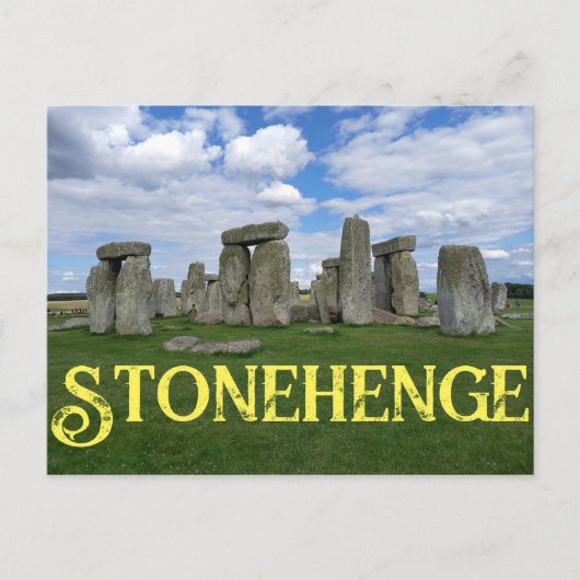 Carte Postale Angleterre de Stonehenge (Devant)