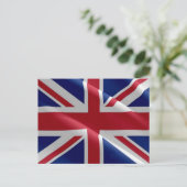 Carte Postale Angleterre - Drapeau au Royaume-Uni - (Debout devant)