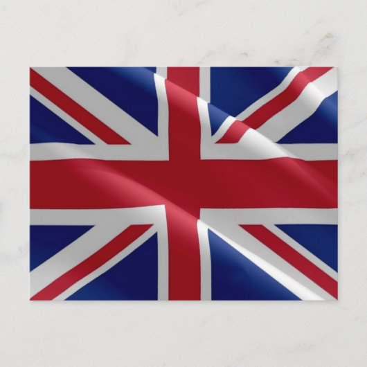 Carte Postale Angleterre - Drapeau au Royaume-Uni - (Devant)