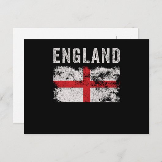 Carte Postale Angleterre Drapeau British Souvenir Cool (Devant / Derrière)