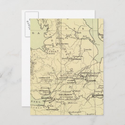 Carte Postale Angleterre, Irlande (Devant / Derrière)