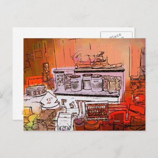 CARTE POSTALE ANGLETERRE VICTORIENNE (Devant / Derrière)