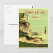 Carte Postale Angleterre Vintage Beachy Head Eastbourne Travel (Devant / Derrière)