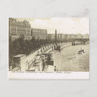 Carte Postale Angleterre vintage, Londres, Embankment 1900