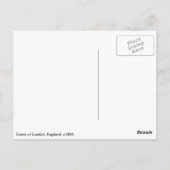 Carte Postale Angleterre vintage, tour de Londres (Dos)