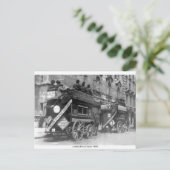 Carte Postale Angleterre vintage, tramway londonien (Debout devant)