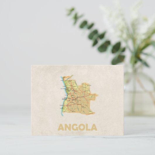 Carte postale Angola (Debout devant)