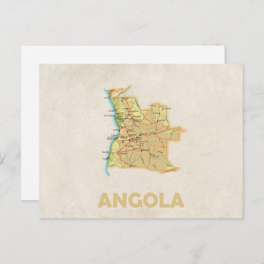 Carte postale Angola (Devant / Derrière)