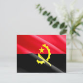 Carte Postale Angola - Drapeau angolais - (Debout devant)