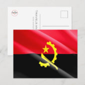 Carte Postale Angola - Drapeau angolais - (Devant / Derrière)