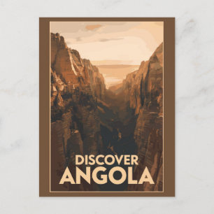 Carte Postale Angola Lubango Travel Art Vintage
