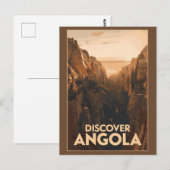 Carte Postale Angola Lubango Travel Art Vintage (Devant / Derrière)