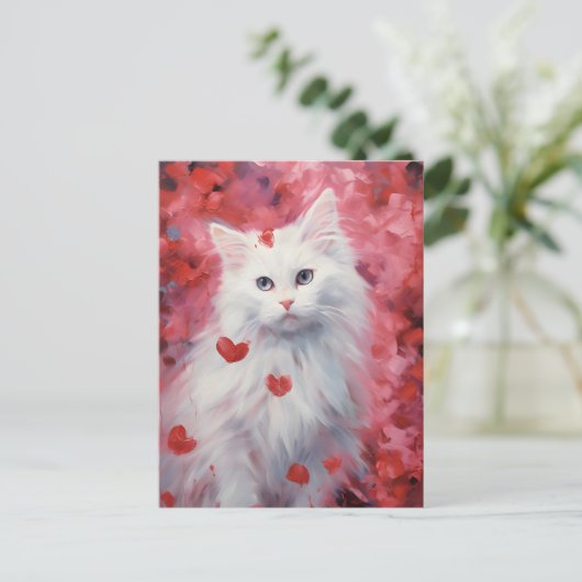 Carte Postale Angora turque Saint-Valentin (Debout devant)