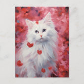 Carte Postale Angora turque Saint-Valentin (Devant)