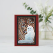 Carte Postale Angore turc blanc (Debout devant)