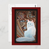 Carte Postale Angore turc blanc (Devant / Derrière)