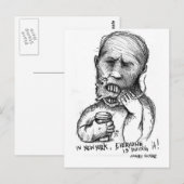 Carte Postale Angry Hombre : Rats (Devant / Derrière)