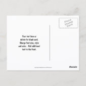 Carte Postale Angry Red Beetle Bug Nature Photography  (Dos)