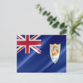 Carte Postale Anguilla - Drapeau - (Debout devant)