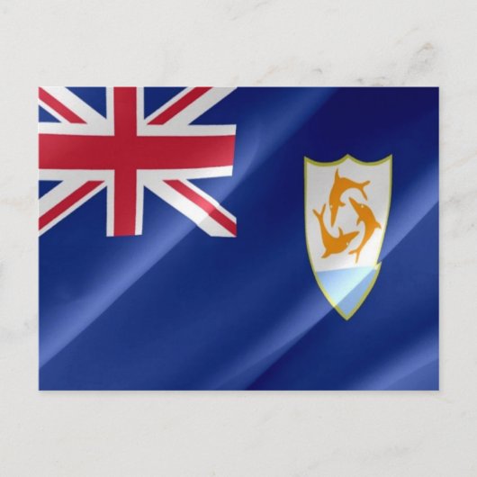 Carte Postale Anguilla - Drapeau - (Devant)