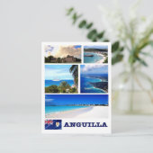 Carte Postale Anguilla - Mosaïque - (Debout devant)