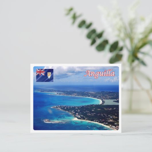 Carte Postale Anguilla - Portion Ouest - (Debout devant)