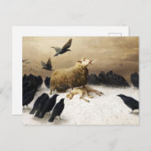 Carte Postale Anguish par August Friedrich Albrecht Schenck (Devant / Derrière)