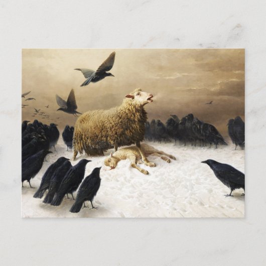 Carte Postale Anguish par August Friedrich Albrecht Schenck (Devant)