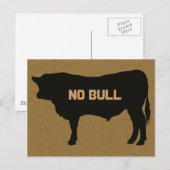 Carte postale Angus Bull (Devant / Derrière)