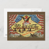 Carte Postale ANHEUSER-BUSH Noir & Tan (Devant / Derrière)