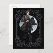 Carte Postale Animagus noir Anime Sirius (Devant / Derrière)