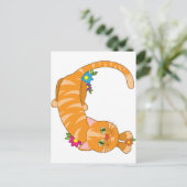 Carte Postale Animal Alphabet Chat (Debout devant)