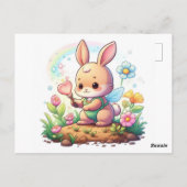 Carte Postale Animal de Chibi (Dos)