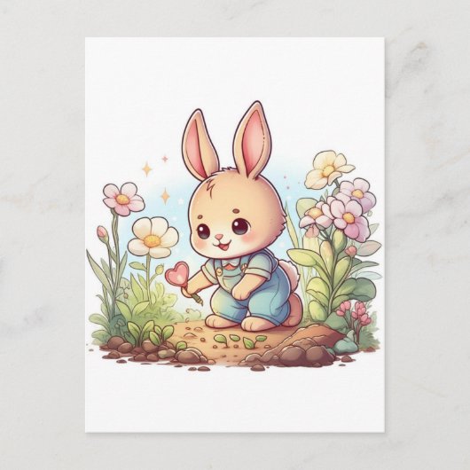 Carte Postale Animal de Chibi (Devant)