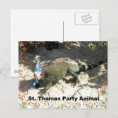 Carte Postale Animal de la fête St. Thomas ! (Devant / Derrière)