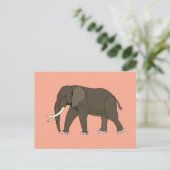 Carte Postale Animal Éléphant (Debout devant)