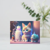 Carte Postale Animal mignon, Post-croisement (Debout devant)