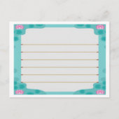 Carte Postale Animal Traversant New Leaf Lilly Pond Stationnaire (Devant)