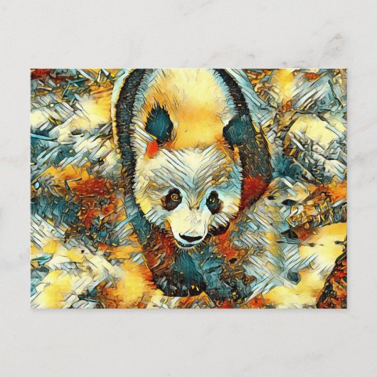 Carte Postale AnimalArt_Panda_006 (Devant)