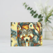 Carte Postale AnimalArt_RedPanda_002 (Debout devant)