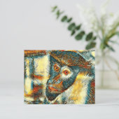 Carte Postale AnimalArt_Singe_002 (Debout devant)