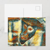 Carte Postale AnimalArt_Singe_002 (Devant / Derrière)