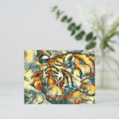 Carte Postale AnimalArt_Tiger_005 (Debout devant)