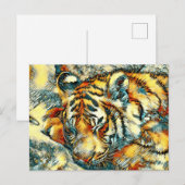 Carte Postale AnimalArt_Tiger_005 (Devant / Derrière)