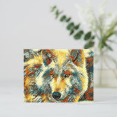 Carte Postale AnimalArt_Wolf_004 (Debout devant)